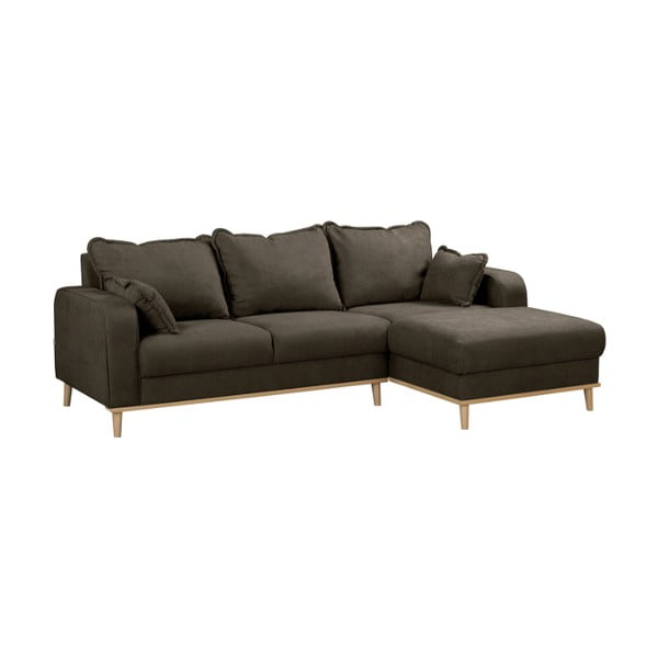 Hnedá rohová pohovka (pravý roh) Beata - Ropez-image-3