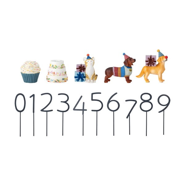 Narodeninová dekorácia 15 ks Salve – Bloomingville Mini-image-2