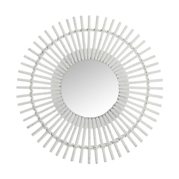 Biele nástenné zrkadlo J-Line Bars