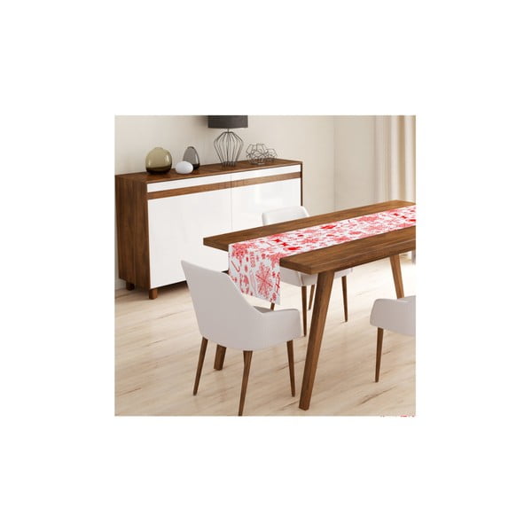 Súprava 4 vianočných obliečok na vankúš a behúň na stôl Minimalist Cushion Covers Nordic Knit-image-4