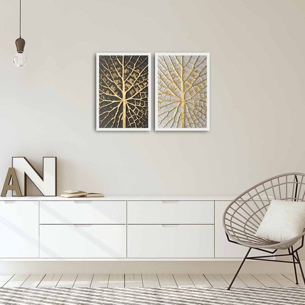 Dvojdielny obraz Home Leaves, 72 × 50 cm-image-1