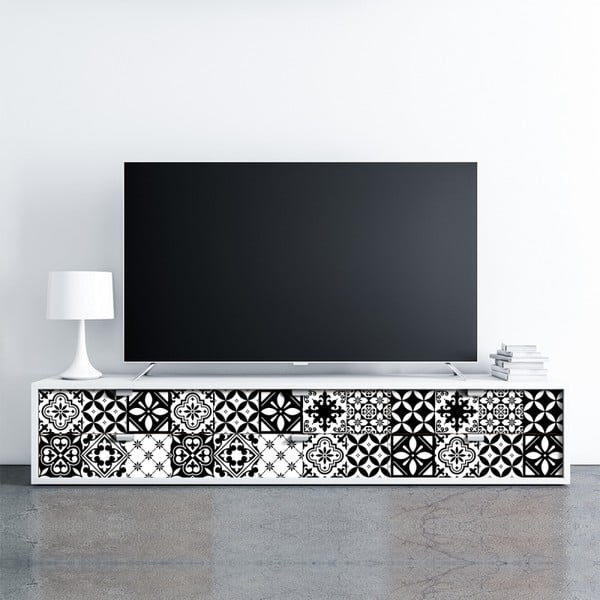 Sada 30 samolepiek na nábytok Ambiance Tiles Stickers For Furniture Cynthia, 20 × 20 cm