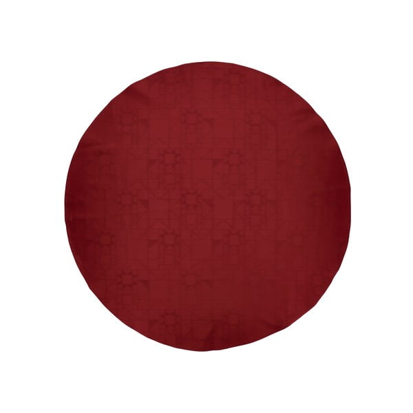 Červený okrúhly koberec pod vianočný stromček ø 120 cm Star Damask - Södahl