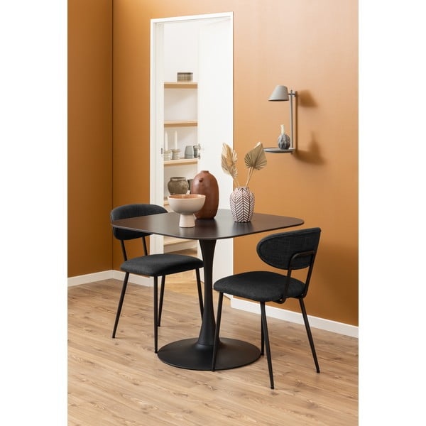 Antracitové jedálenské stoličky v súprave 2 ks Denise – Actona-image-2