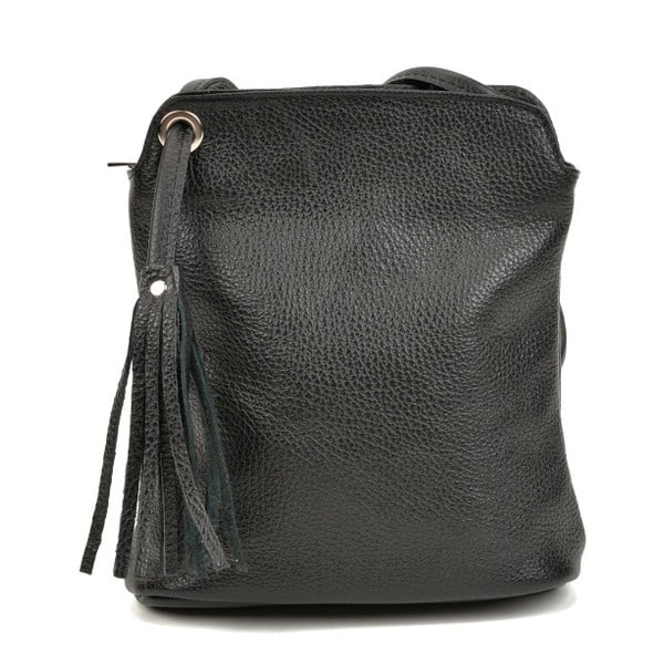 Čierny dámsky kožený batoh Carla Ferreri Harro