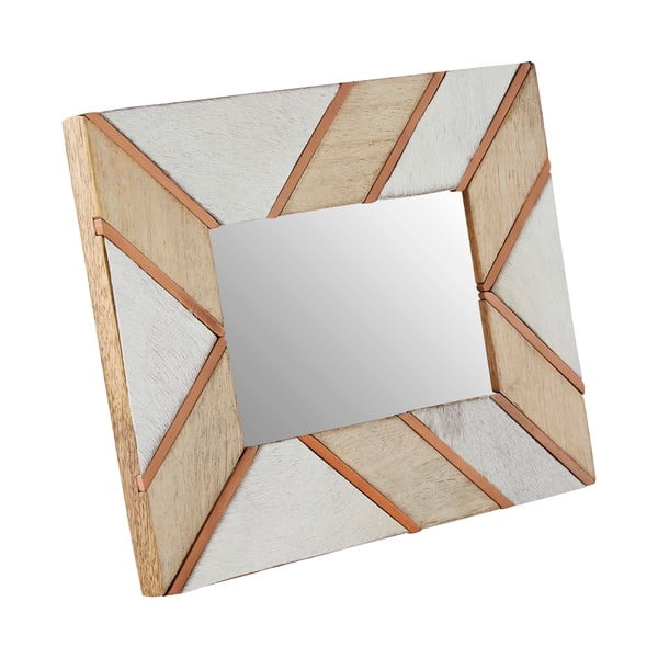 Bielo–béžový drevený rámček 19x24 cm Bowerbird – Premier Housewares-image-1