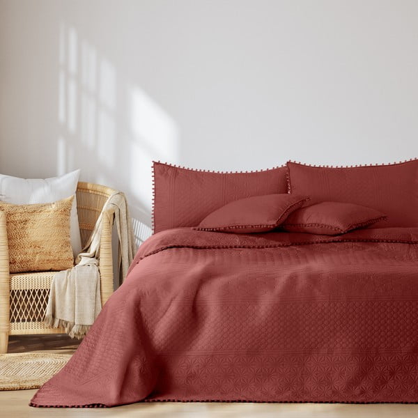 Červený pléd 200x220 cm Meadore – AmeliaHome-image-3