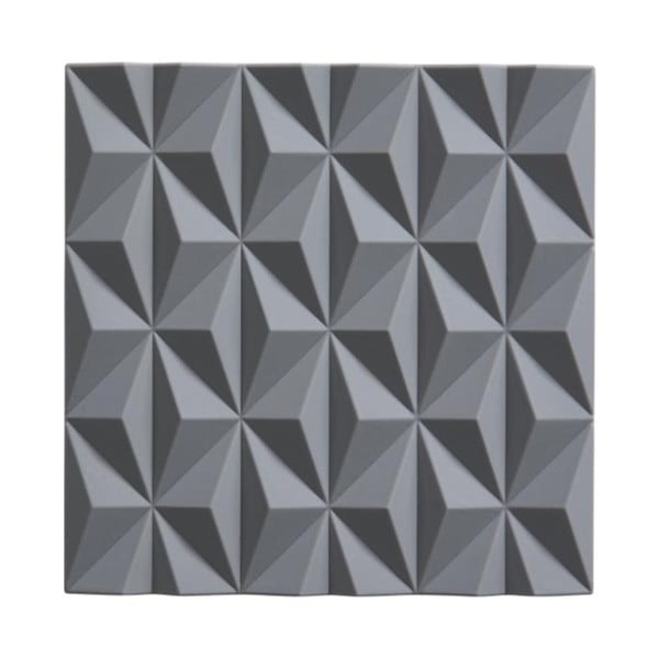 Sivá silikónová podložka pod horúce nádoby Zone Origami Beak