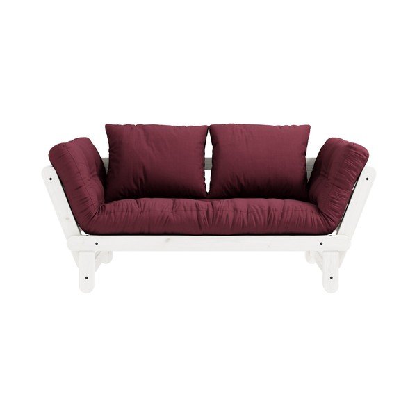 Variabilná pohovka Karup Design Beat White/Bordeaux