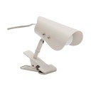 Svetlosivá kovová stolová lampa s klipom (výška  16 cm) Jula – Kave Home
