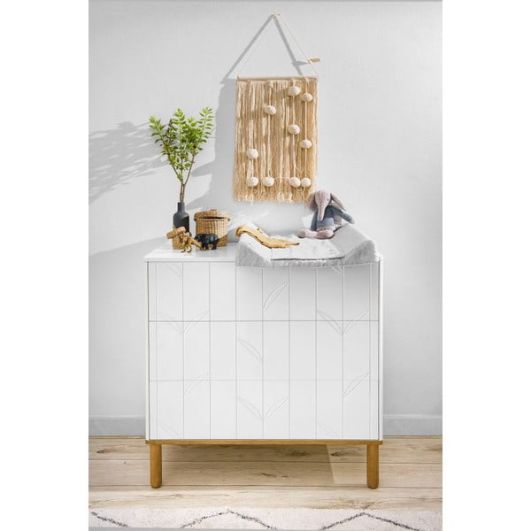 Biela detská komoda BELLAMY Toteme Botanic-image-1