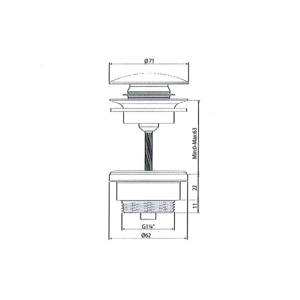 Vypúšťacia zátka – Sapho-image-2