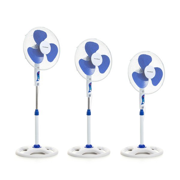 Biely ventilátor na podstavci InnovaGoods, ø 40 cm-image-2