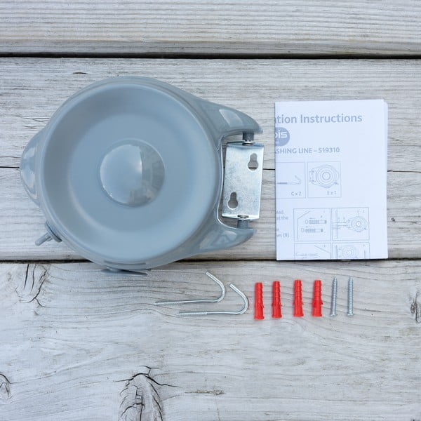 Sivý nástenný sušiak na bielizeň 30 m – Addis-image-3