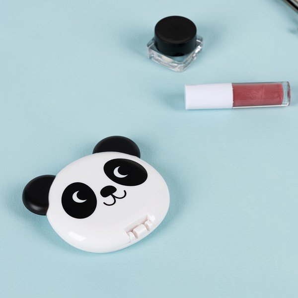 Kozmetické zväčšovacie zrkadlo 8x7 cm Miko the Panda – Rex London-image-1