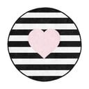 Čierno-biely detský koberec ø 80 cm Comfort – Mila Home