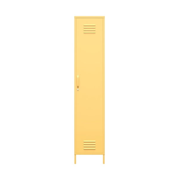 Žltá kovová komoda Novogratz Cache, 38 x 185 cm