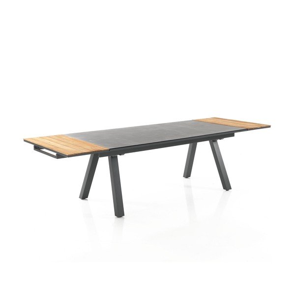 Hliníkový záhradný jedálenský stôl 100x200 cm Thilia – Tomasucci-image-1