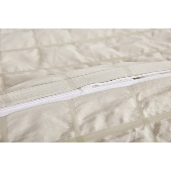 Béžové krepové obliečky na jednolôžko 140x200 cm Naomi – My House-image-2