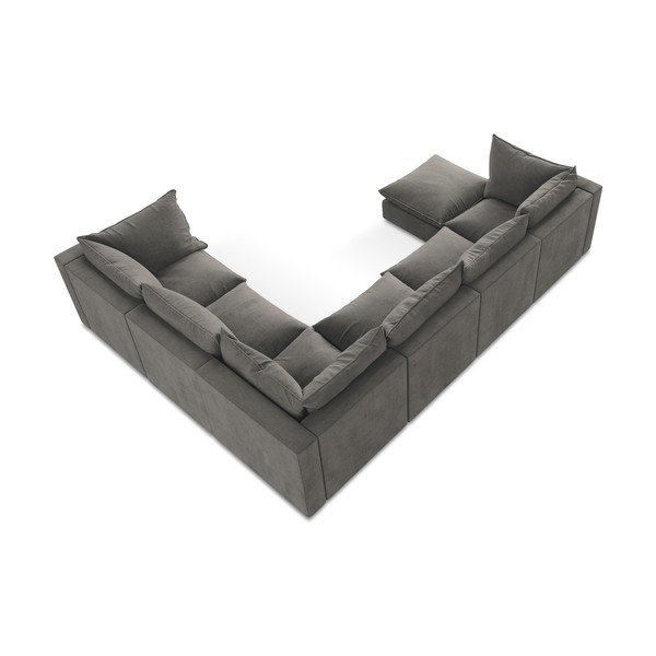 Tmavosivá rohová pohovka (pravý roh/do tvaru "U") Manao – Makamii-image-3