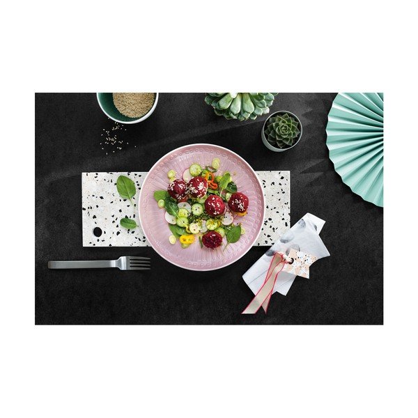 Bielo-ružový porcelánový tanier Villeroy & Boch Blossom, ⌀ 24 cm-image-2
