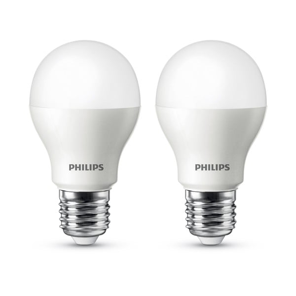LED žiarovka Philips 60W E27 WW 230V A60 FR (2 ks)
