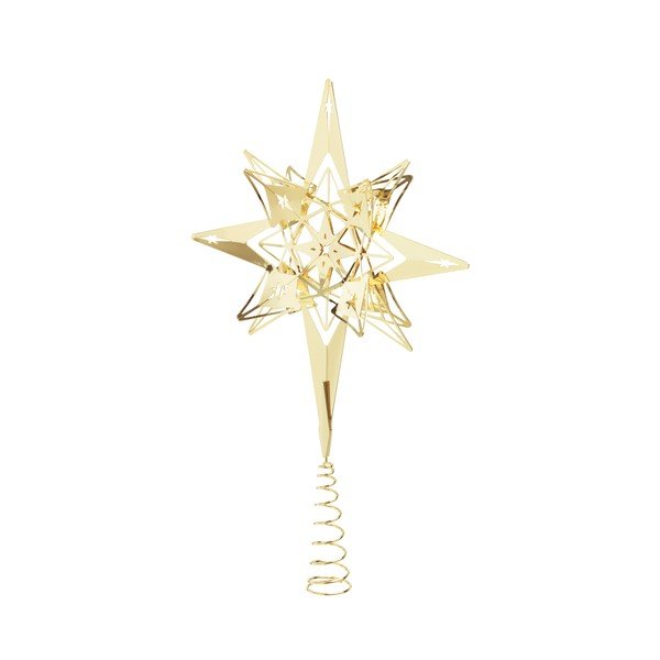 Špička na vianočný stromček v zlatej farbe Kähler Design-image-2