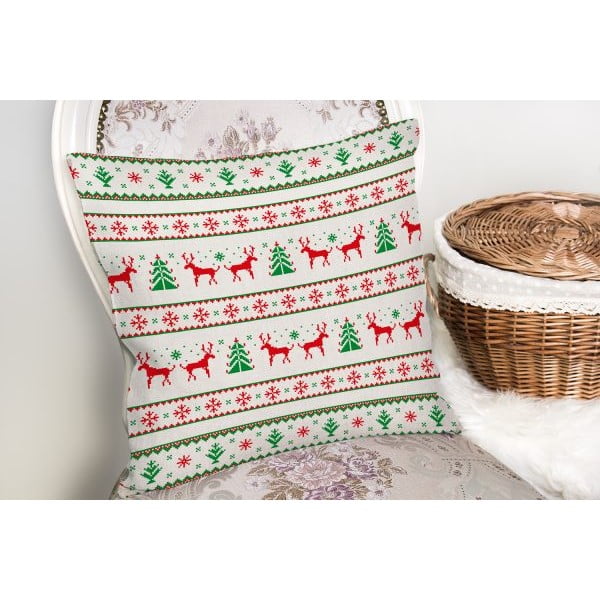 Obliečka na vankúš s vianočným motívom 43x43 cm – Mila Home-image-1
