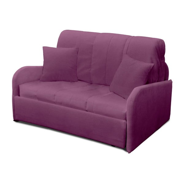 Fialová dvojmiestna rozkladacia pohovka 13Casa Paul-image-3