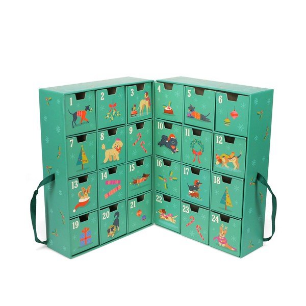 Adventný kalendár 37,5 cm Festive Friends – Rex London
