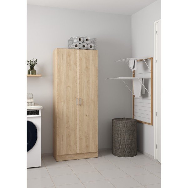 Šatníková skriňa v dekore duba v prírodnej farbe 70x181x36 cm Focus – Tvilum-image-1