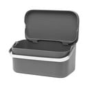 Tmavosivá nádoba na kompostovateľný odpad 1,8 l SinkSide – Brabantia