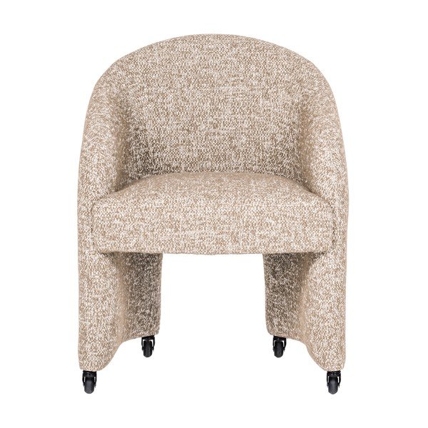 Béžová čalúnená kancelárska stolička Cordo – WOOOD-image-2