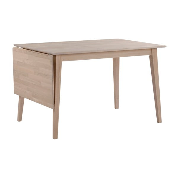 Matne lakovaný sklápací dubový jedálenský stôl Rowico Mimi, 120 x 80 cm