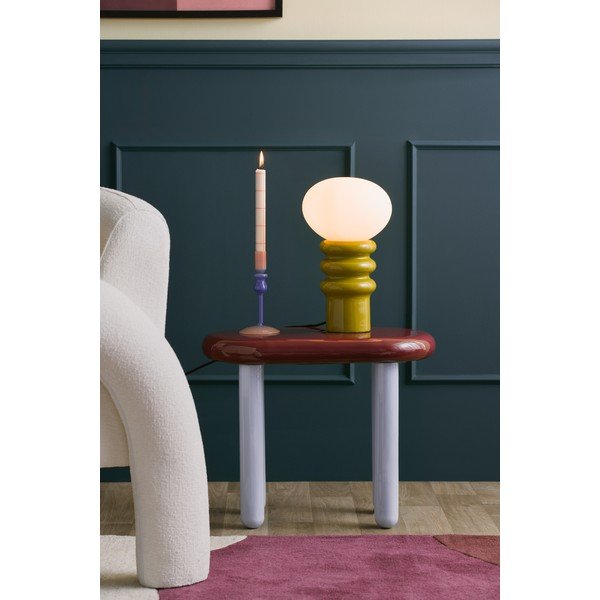 Khaki keramická stolová lampa (výška  33,5 cm) Catania Aro – Leitmotiv-image-2