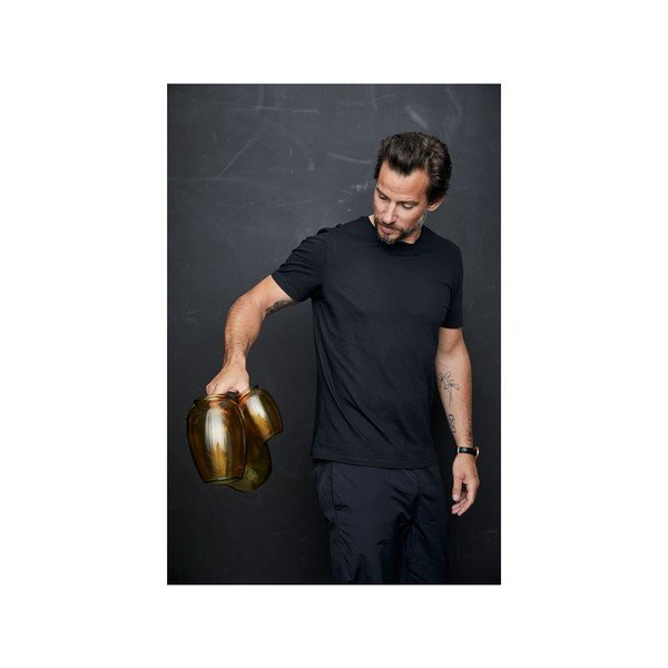 Žltá sklenená váza Bitz Kusintha, ø 17,5 cm-image-2