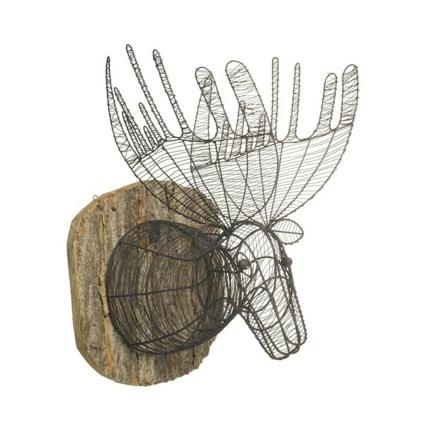 Dekoratívna drôtená hlava jeleňa Parlane Moose