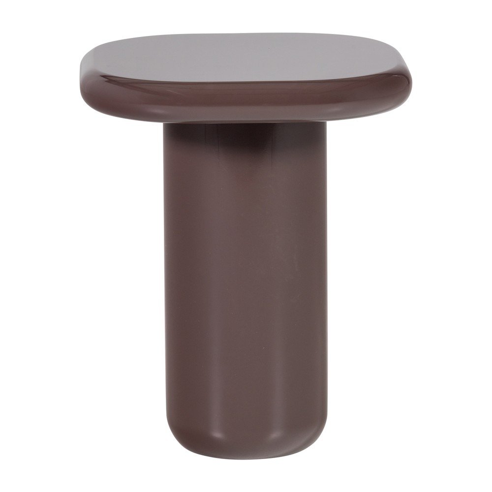 Lesklý odkladací stolík 50x50 cm Zava – WOOOD