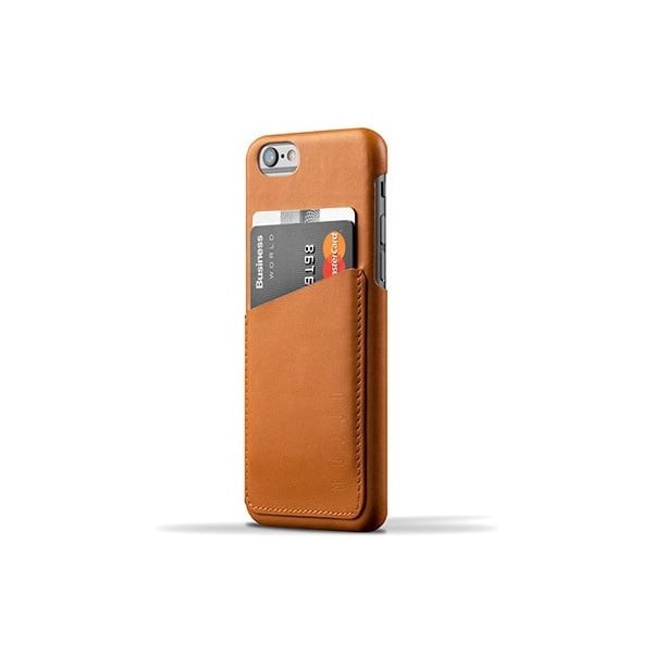 Peňaženkový case Mujjo na telefón iPhone 6 Tan