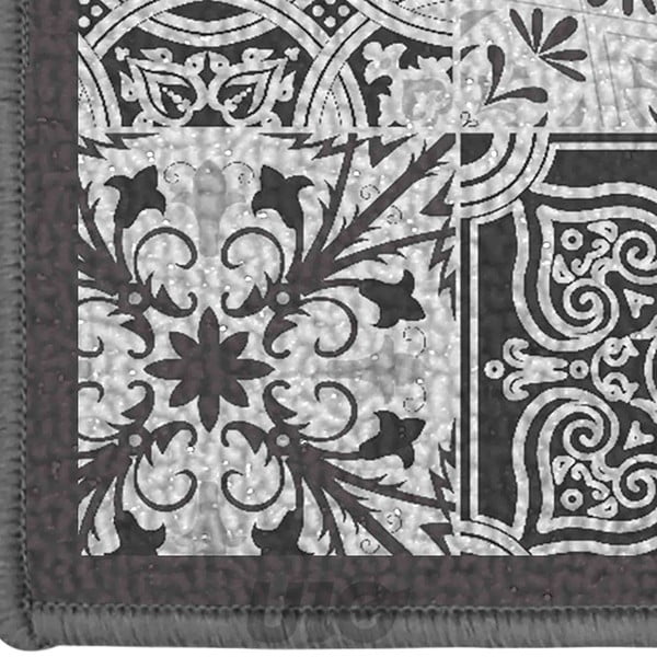 Sivý prateľný koberec 50x80 cm Persane – douceur d'intérieur-image-1