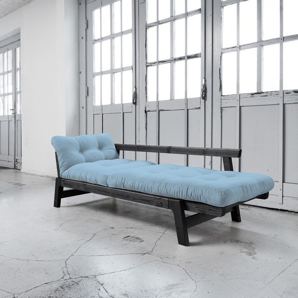 Rozkladacia pohovka Karup Step Black/Celeste-image-2