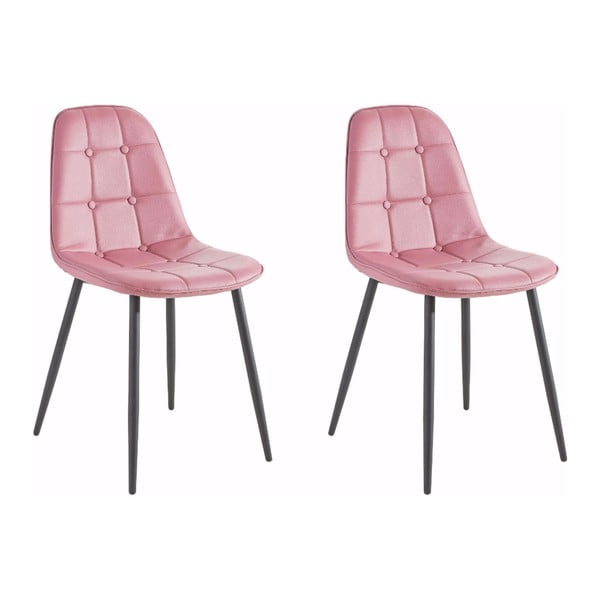 Sada 2 ružových stoličiek Støraa Lamar