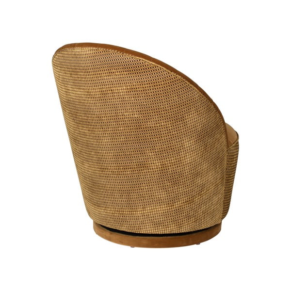 Hnedé zamatové kreslo Dutchbone Madison-image-2