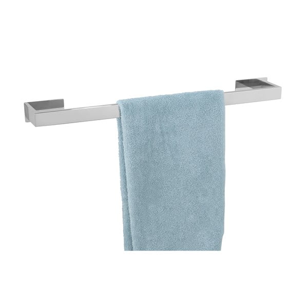 Samodržiaci držiak na uteráky z nehrdzavejúcej ocele v lesklo striebornej farbe Genova – Wenko-image-4