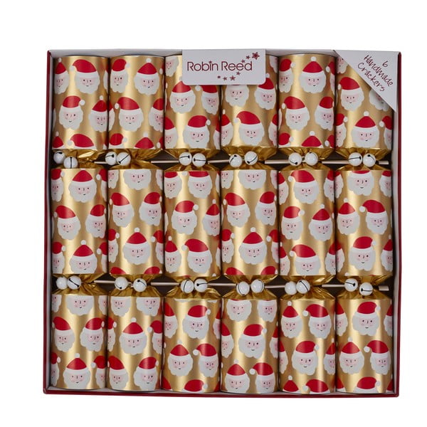 Vianočné crackery v súprave 6 ks Racing Santa – Robin Reed