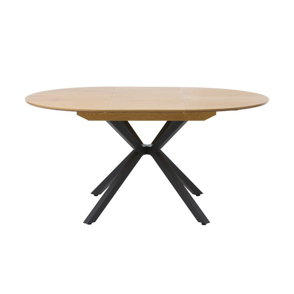 Okrúhly rozkladací jedálenský stôl s prídavnou doskou ø 120 cm Cesura – Unique Furniture-image-1