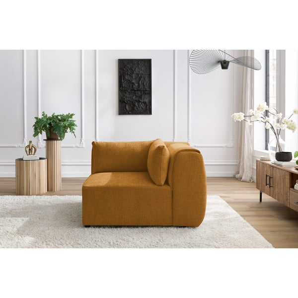 Modul pohovky v horčicovej farbe Jeanne – Bobochic Paris-image-1