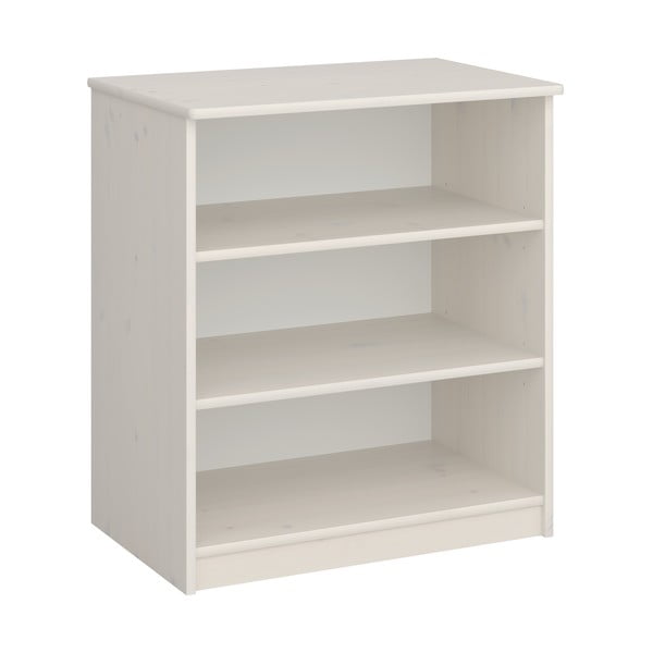 Biela detská knižnica z borovicového dreva 64x72 cm Memphis - Tvilum-image-1