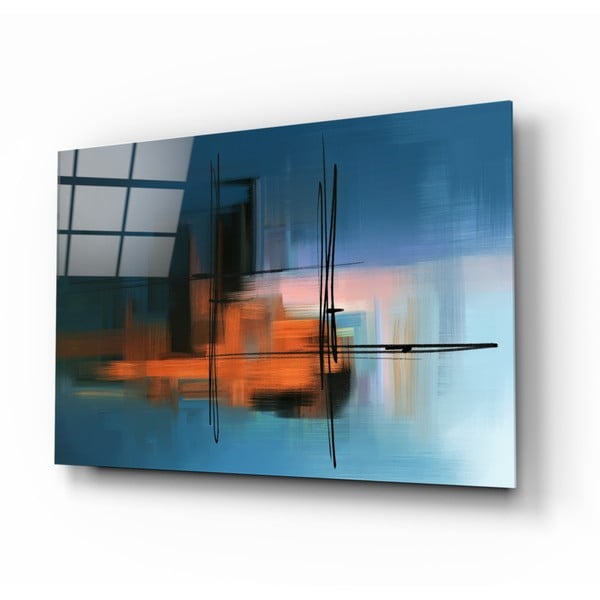 Sklenený obraz Insigne Abstract Silhouette, 110 x 70 cm