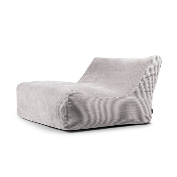 Svetlosivý menčestrový sedací vak Sofa Lounge – SLOWDOWN